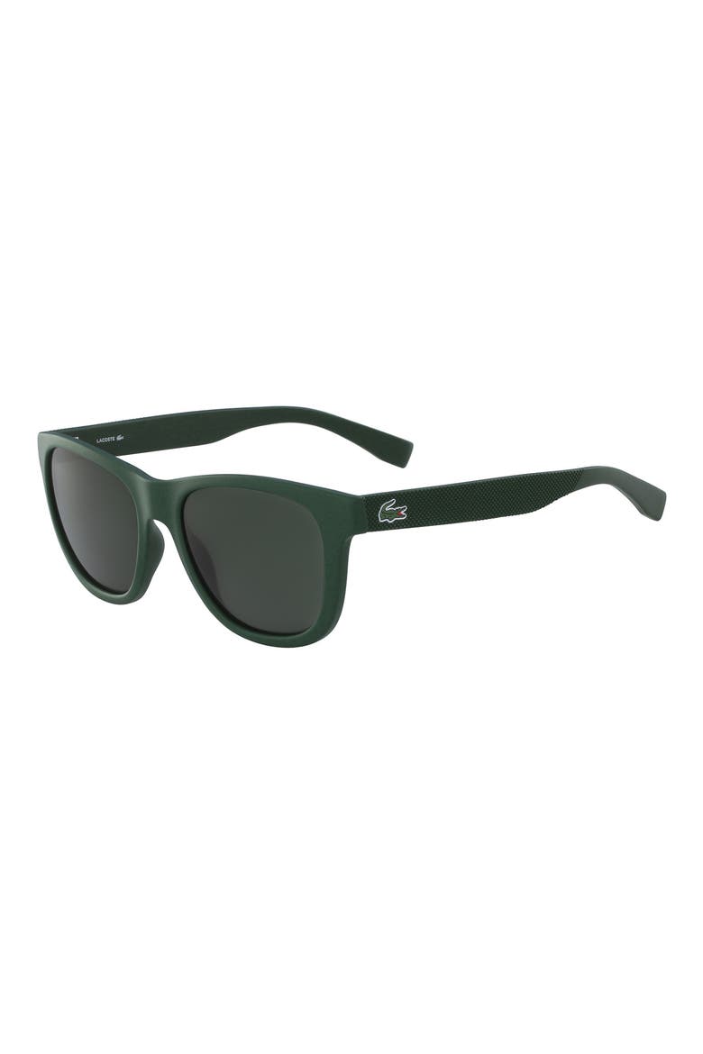 54mm Square Sunglasses, Alternate, color, GREEN MATTE