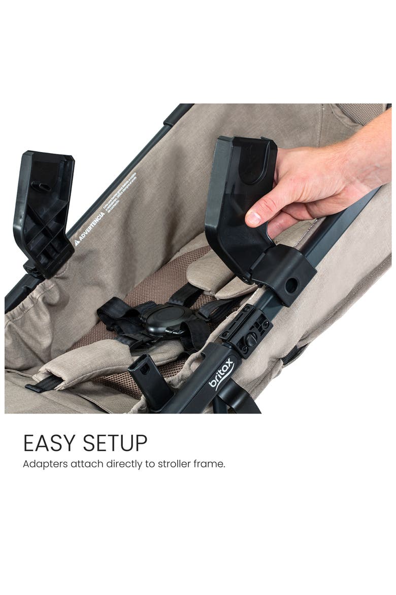 Juniper™+ Infant Car Seat Adapters, Alternate, color, BLACK