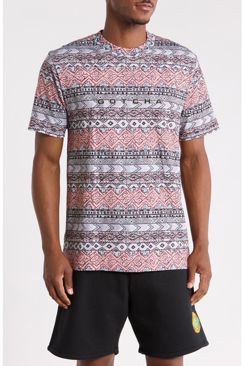 Rose Hills Cotton T-Shirt, Main, color, CANYON SUN
