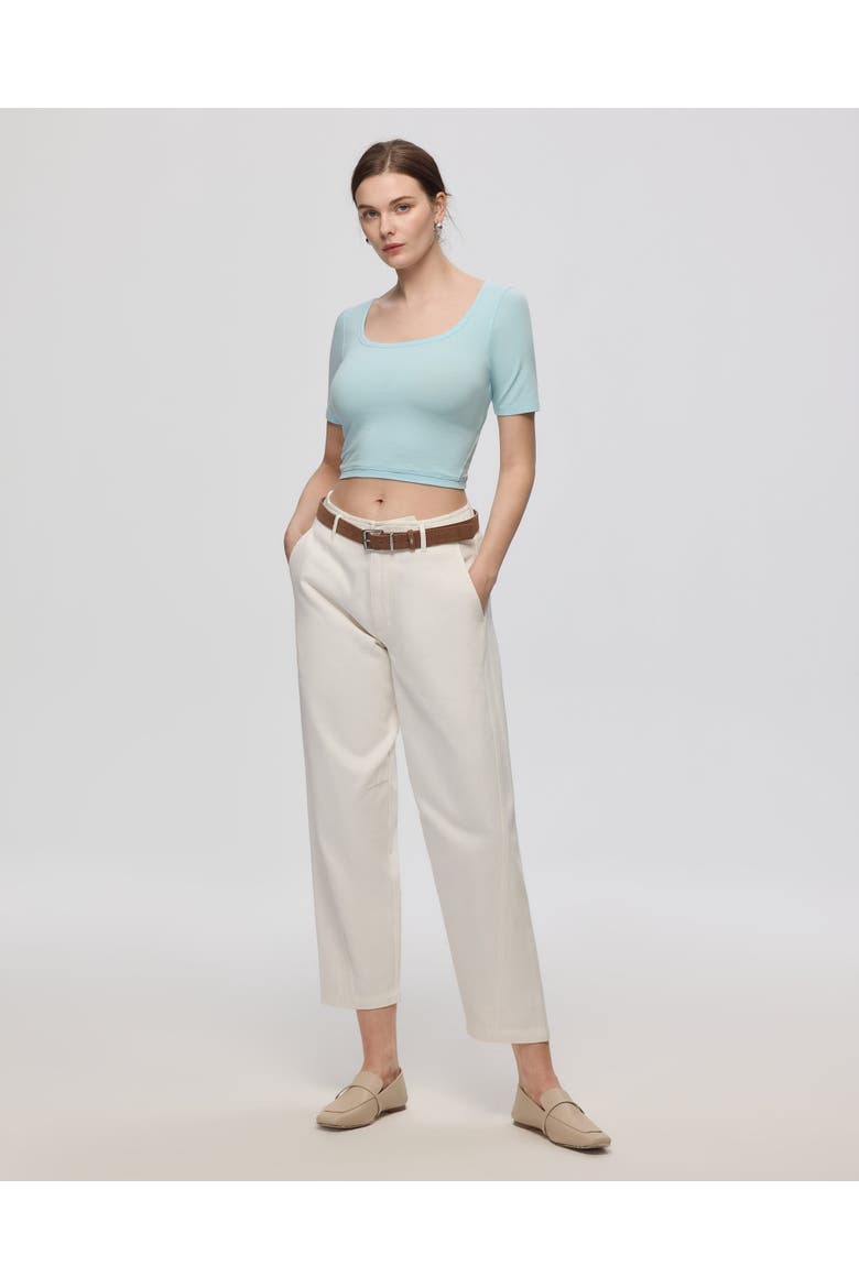 Denim Atelier Barrel Jeans, Alternate, color, White