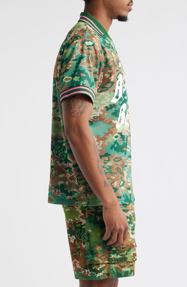 Billionaire Boys Club Galaxy Jersey Johnny Collar Polo, Alternate, color, Eden