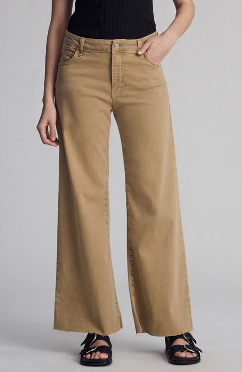 Paloma Mid Rise Wide Leg Jeans