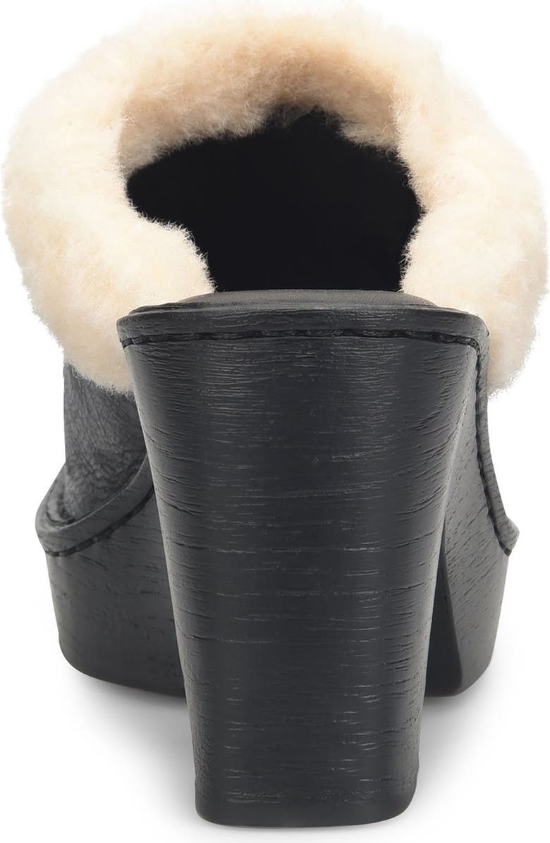 Børn Hope Genuine Shearling Trim Clog, Alternate, color,