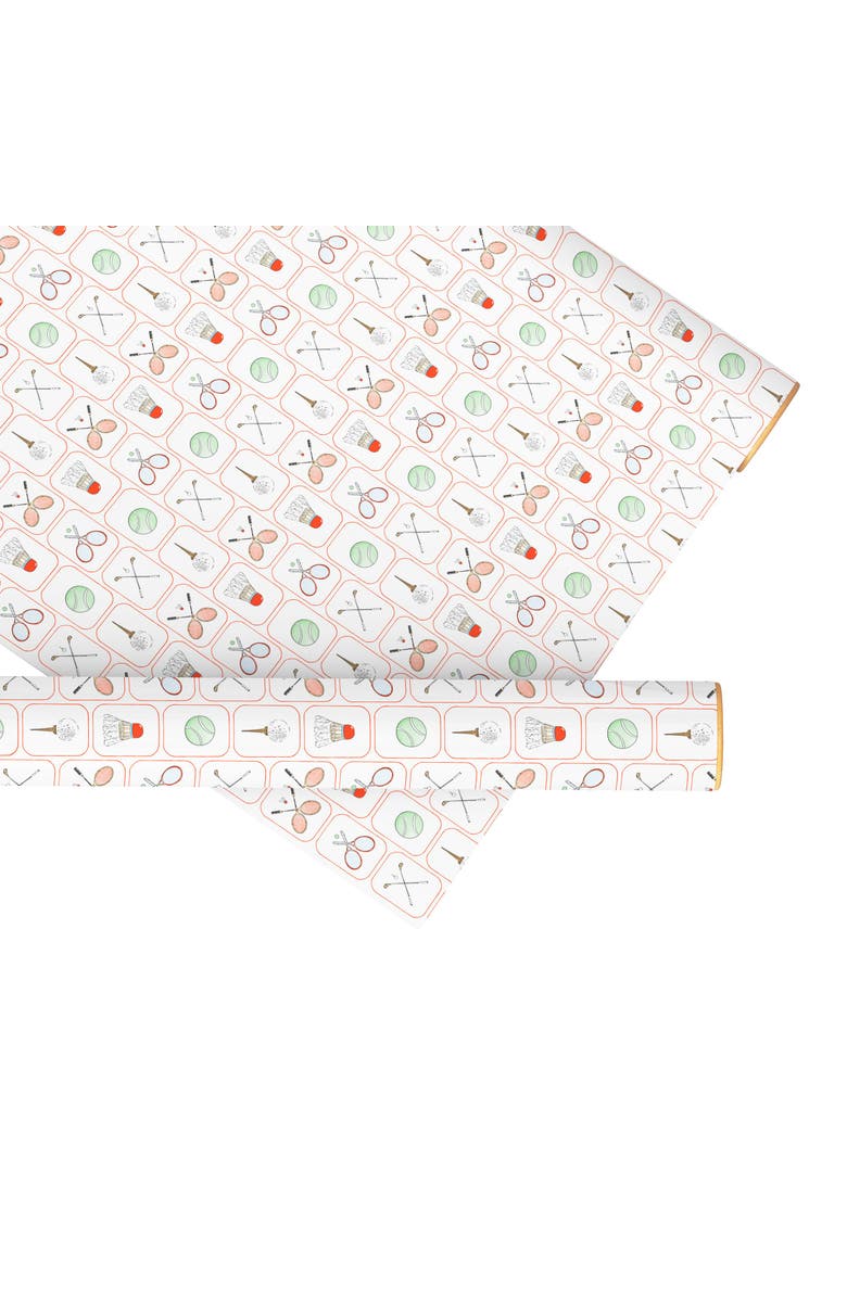 Ramus & Co Eight Sheets Two-Sided "Club Life" Heavyweight Gift Wrap, Main, color, Multicolored