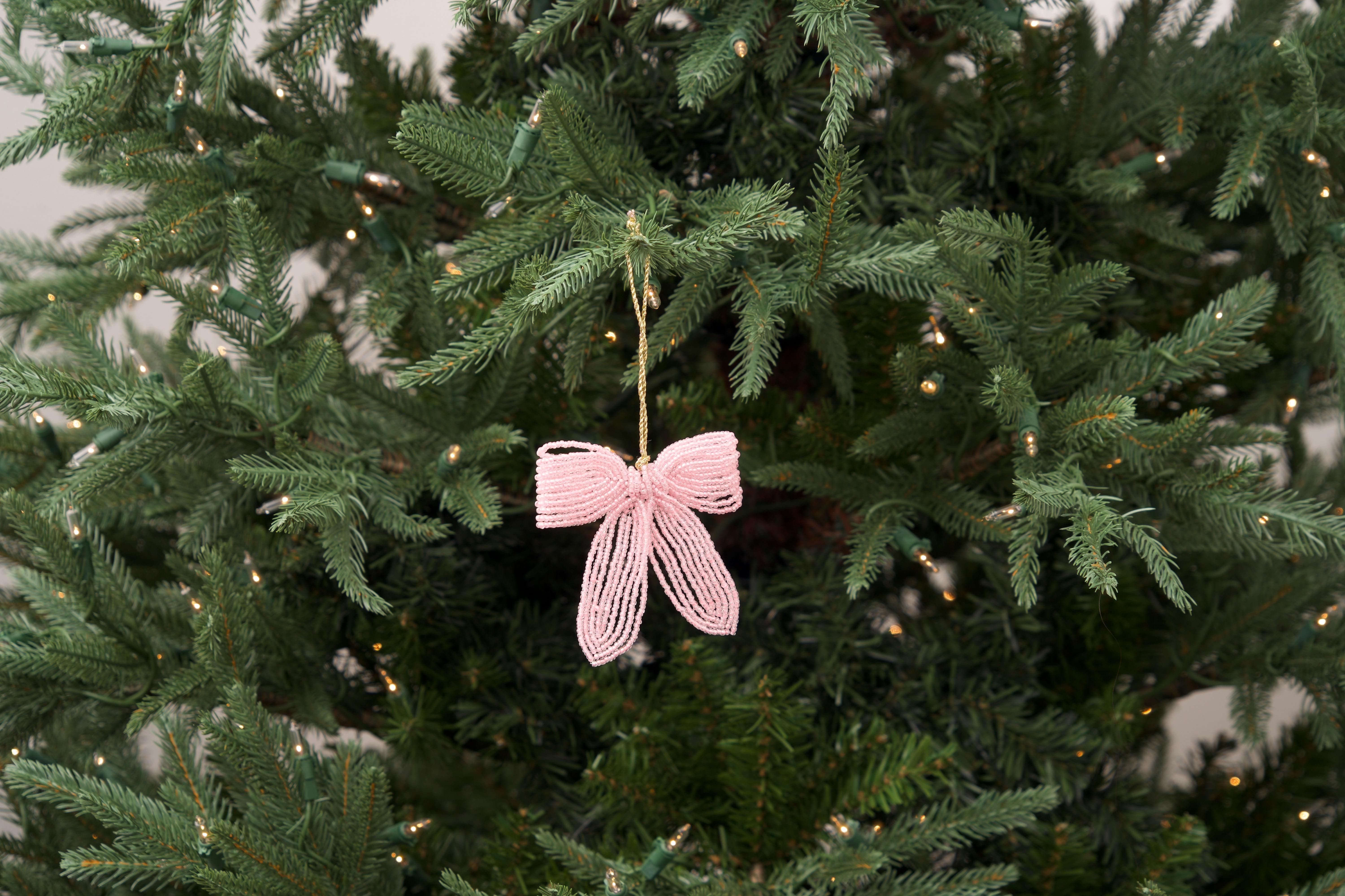 Gallerie II Beaded Pink Ribbon Christmas Tree Ornament | Nordstrom