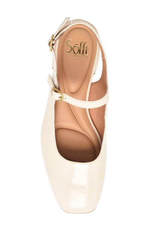 Söfft Leyla Slingback Mary Jane Pump In Almond