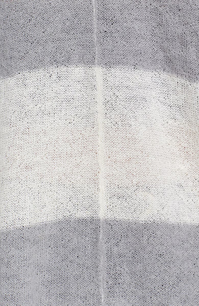 Free People 'Lafayette' Stripe Alpaca Blend Poncho, Alternate, color, 