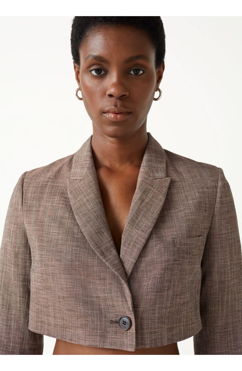 & Other Stories Tailored Crop Blazer, Alternate, color, 