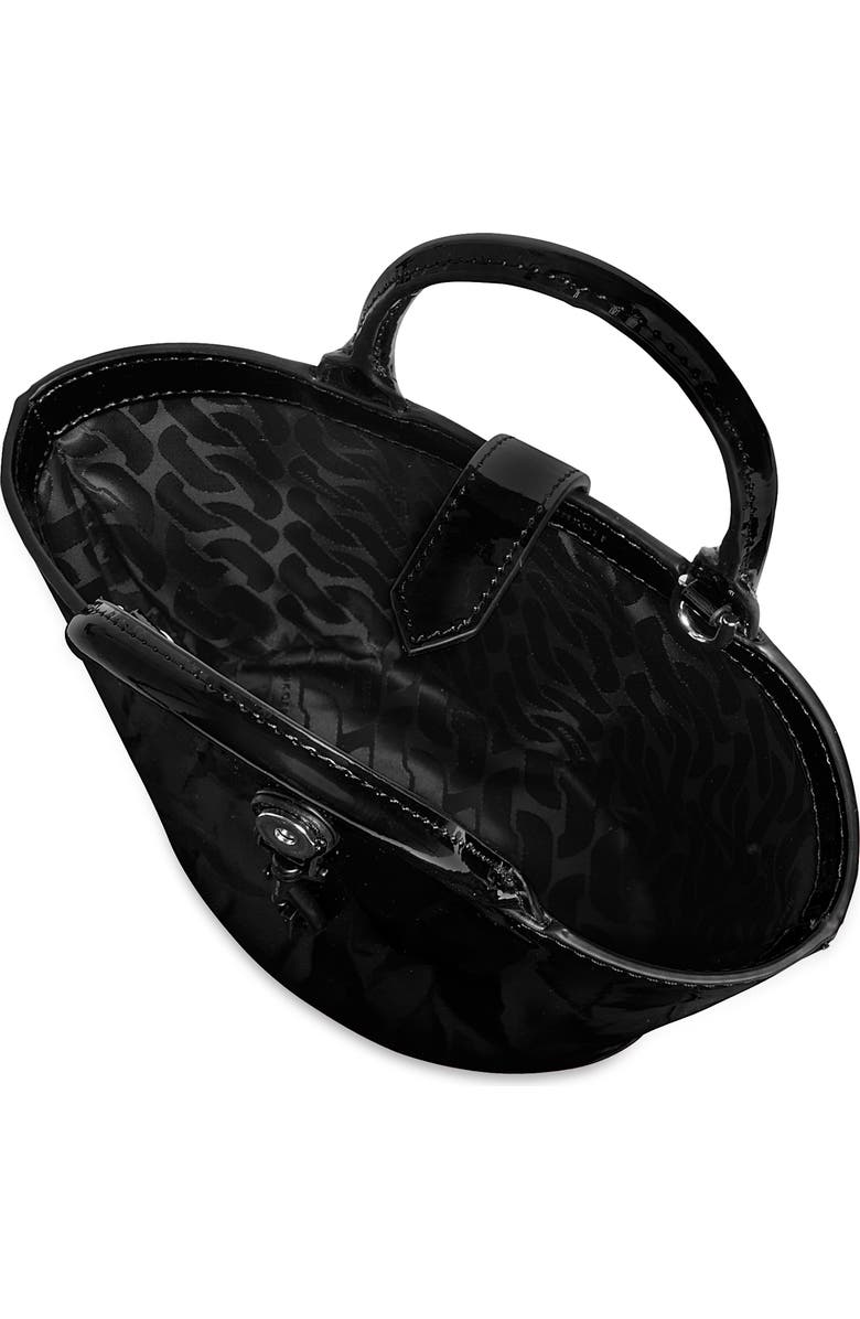 Rebecca Minkoff Micro Megan Fan Faux Leather Tote, Alternate, color,