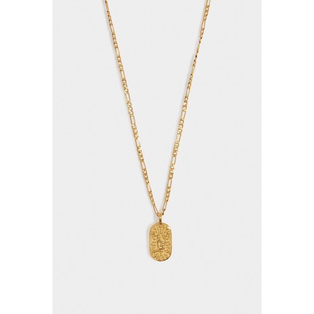 Katie Loxton 'virgo' Waterproof Gold Zodiac Necklace