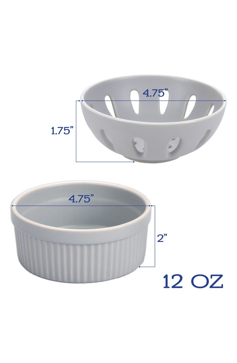 BIA Cordon Bleu 7-Piece Stoneware Tabletop Set, Alternate, color, Stone