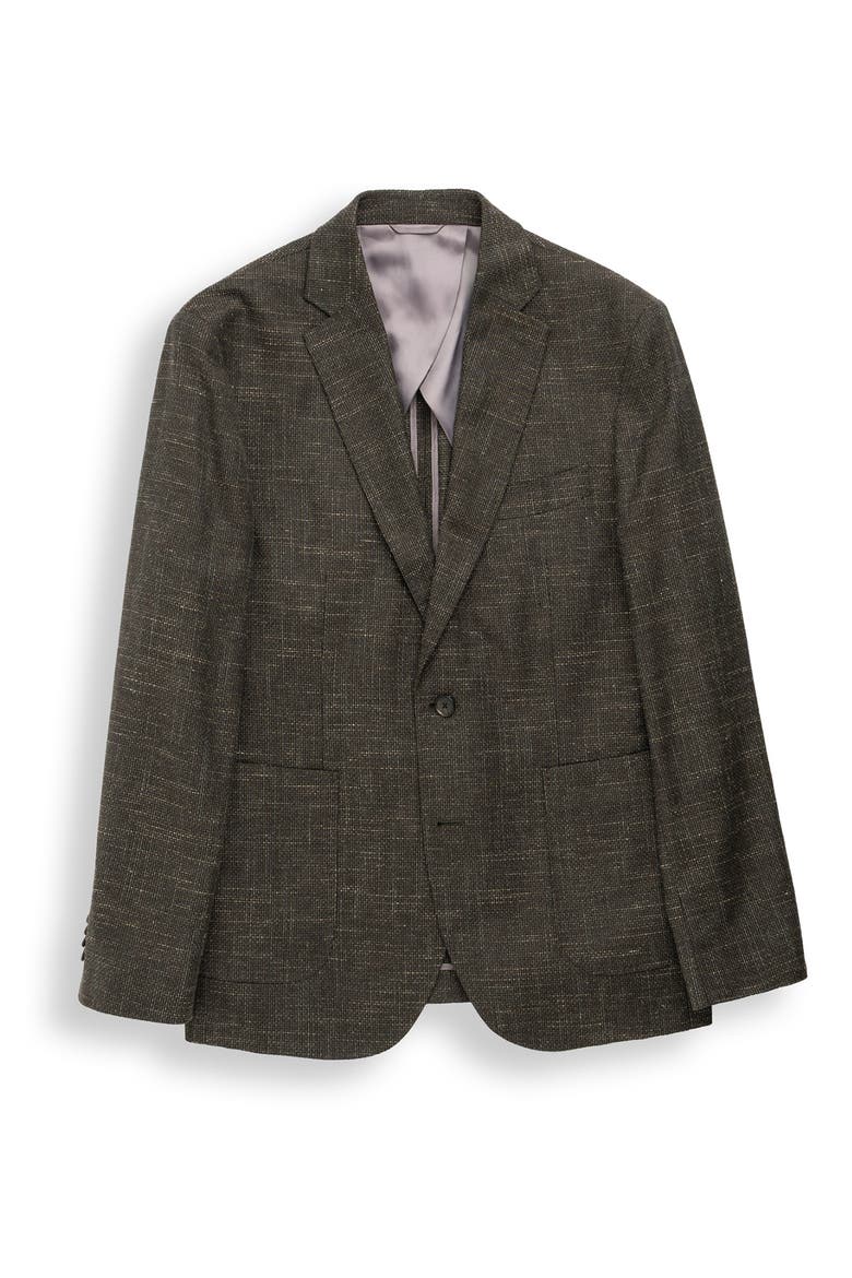 Holland Crescent Wool Blend Sport Coat, Alternate, color, MOSS