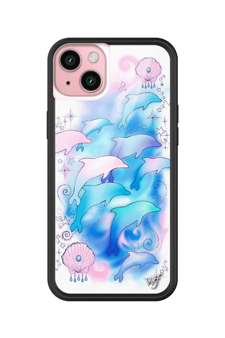 Dolphin Dreams iPhone Case, Alternate, color, White