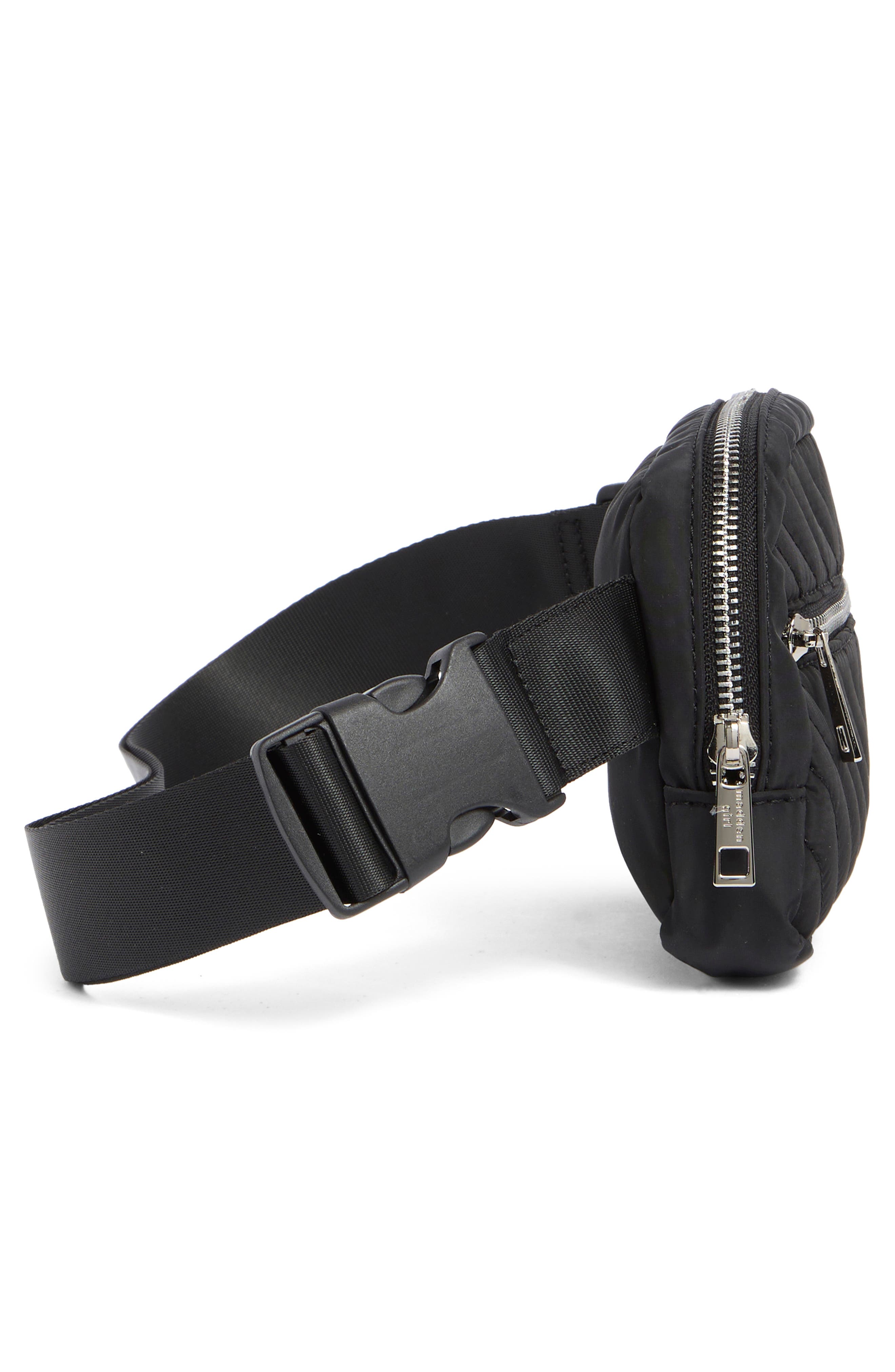 Madden Girl Quilted Belt Bag, Alternate, color, 