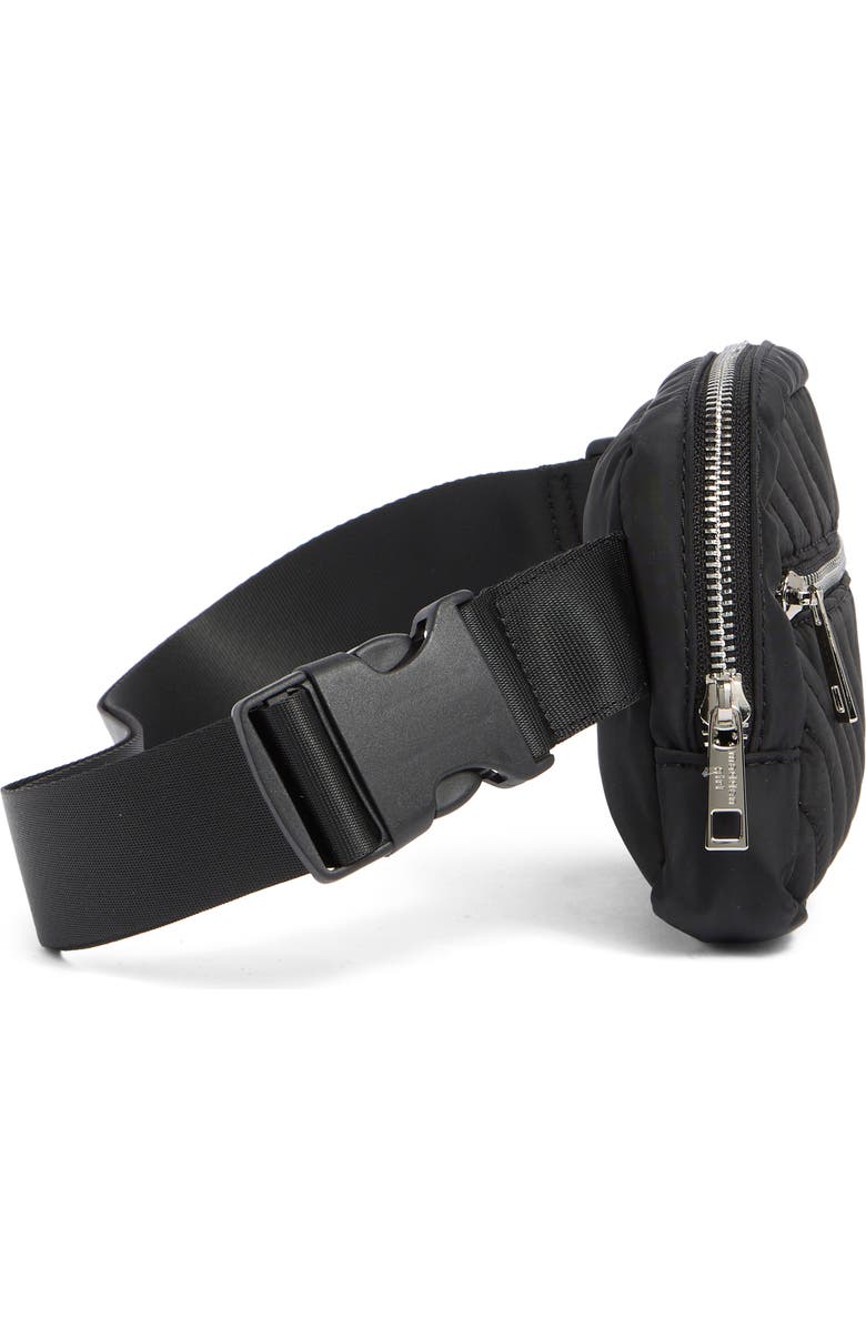 Madden Girl Quilted Belt Bag, Alternate, color,