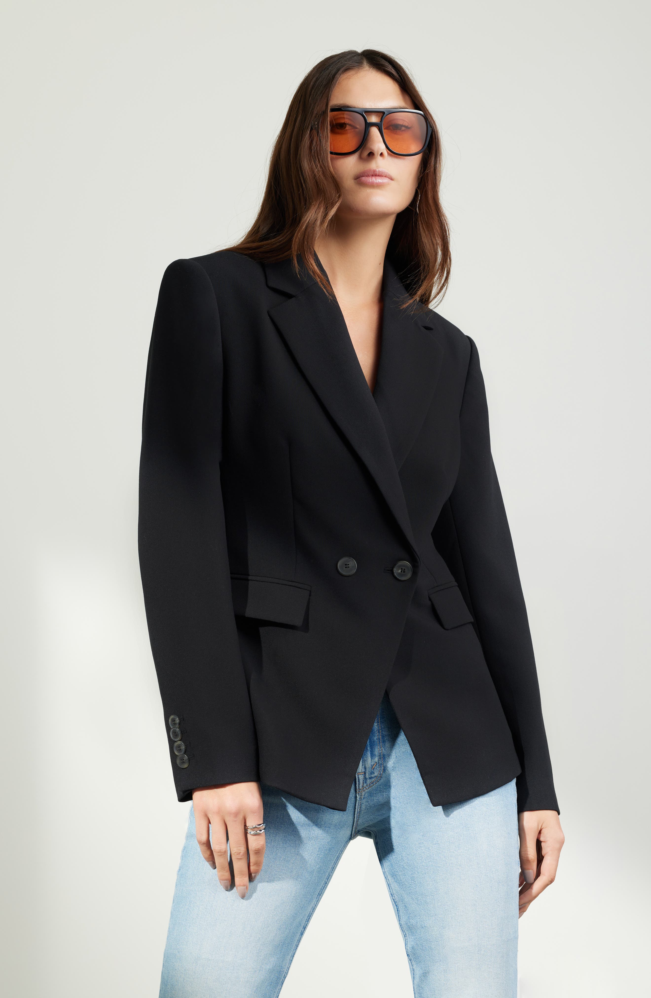 Женские Open Edit The Icon Hourglass Blazer — фото 8
