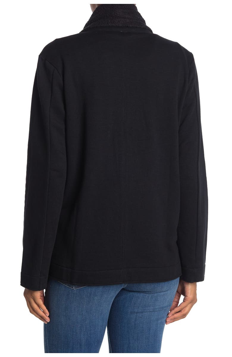 JAG Tiffany Shawl Collar Faux Shearling Lined Cardigan, Alternate, color, 