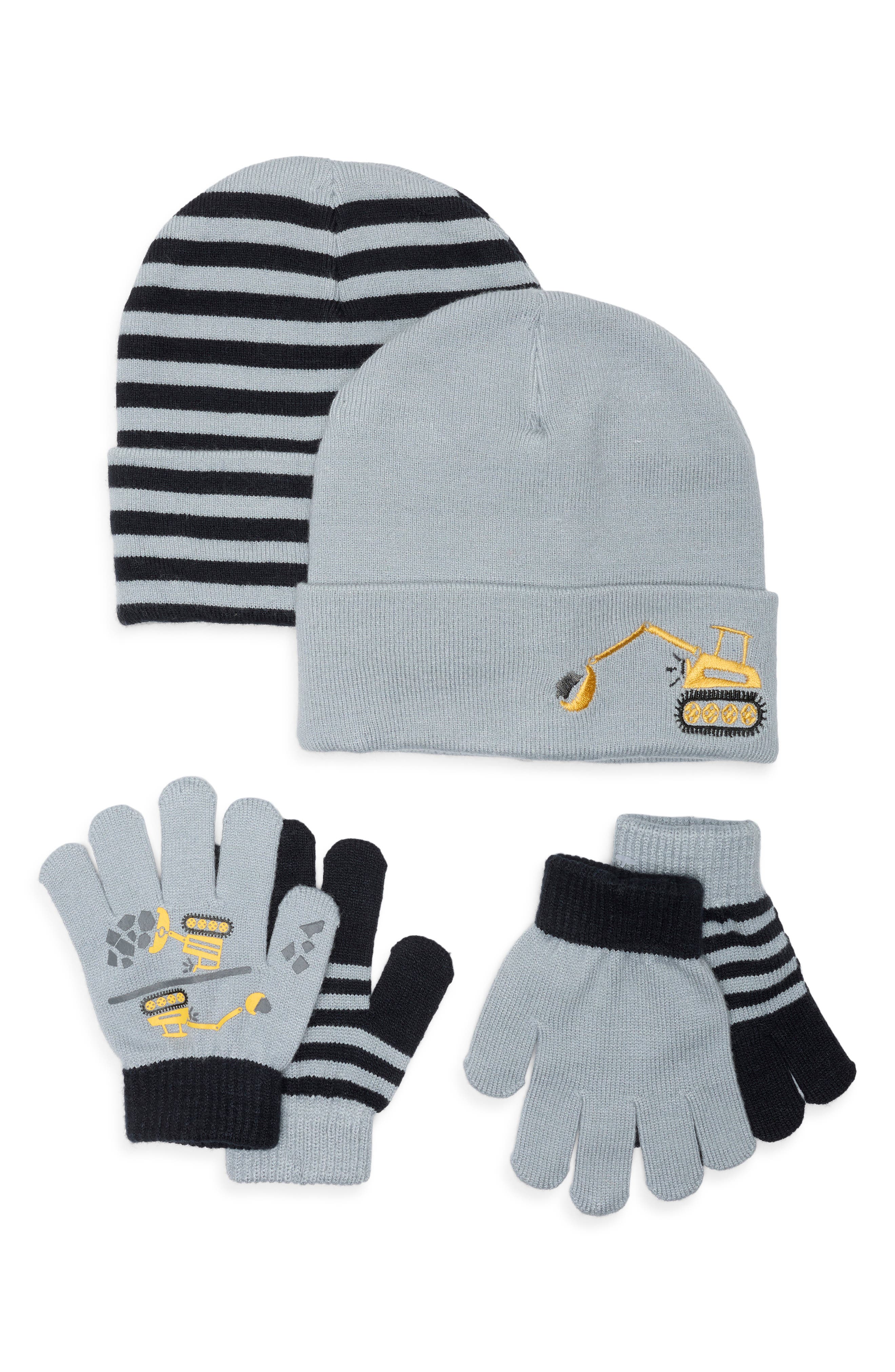 Kids' 4-Piece Beanie & Gloves Set