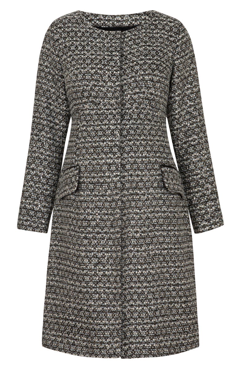 Tiffany Rose Verity Bouclé Maternity Coat, Main, color, 