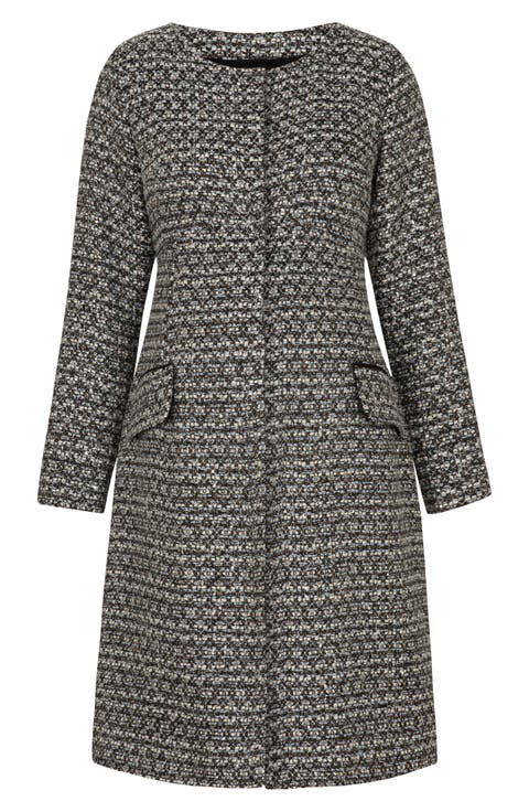 Verity Boucle Maternity Coat