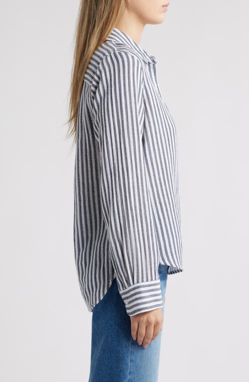 CASLONR CASLON(R) CASUAL GAUZE BUTTON-UP SHIRT