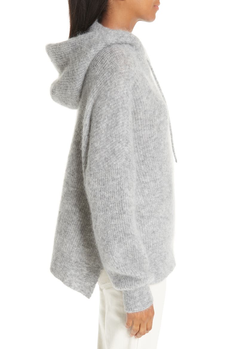 Soft Wool Blend Hoodie, Alternate, color, PALOMA MELANGE 921