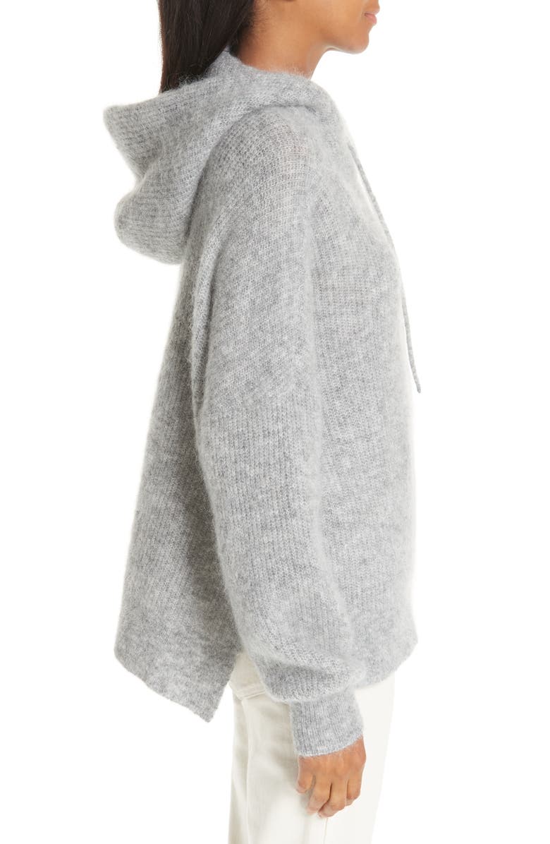 Ganni Soft Wool Blend Hoodie, Alternate, color,