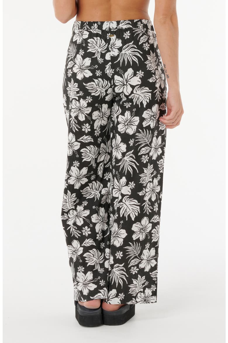 Keepsakes Print Beach Wide Leg Pants, Alternate, color, BLACK