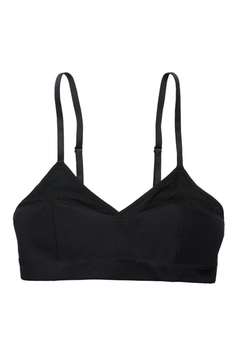Lace Bralette, Alternate, color, VOLCANIC BLACK