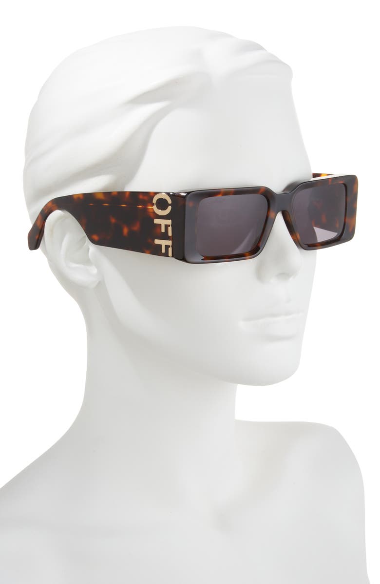 Off-White Milano 54mm Rectangular Sunglasses, Alternate, color,