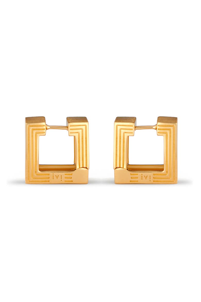 Small Aurelia Hoop Earrings, Main, color, YELLOW GOLD
