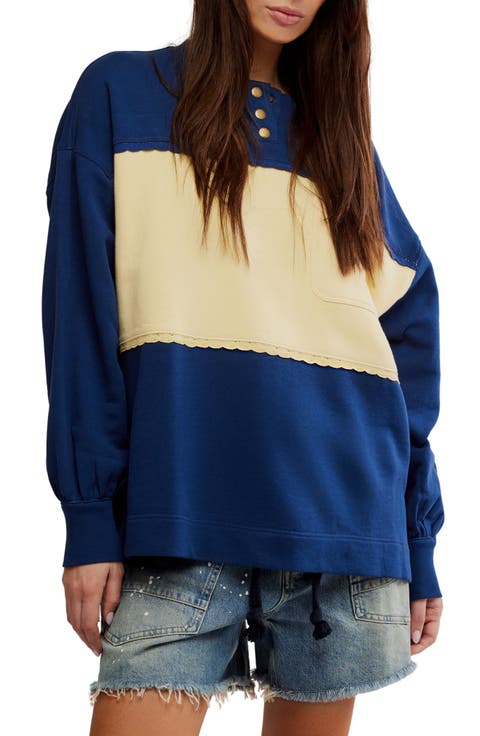 Strawberry Colorblock Sweatshirt