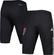 adidas Men's adidas Black Real Salt Lake 2023 On-Field Training AEROREADY Half Pants