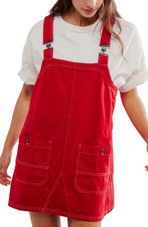FREE PEOPLE FREE PEOPLE SHORTALL MINIDRESS 