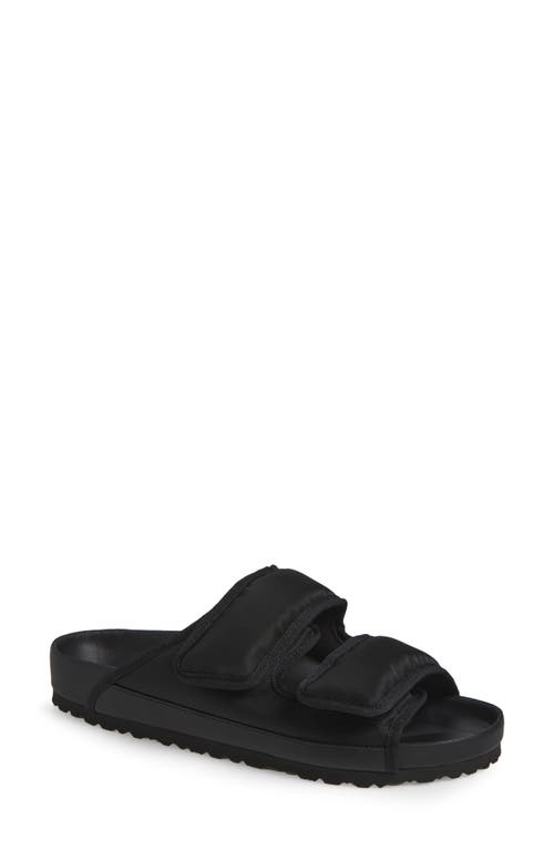 1774 BIRKENSTOCK 1774 BIRKENSTOCK ARIZONA BLACK COZY NYLON SANDAL