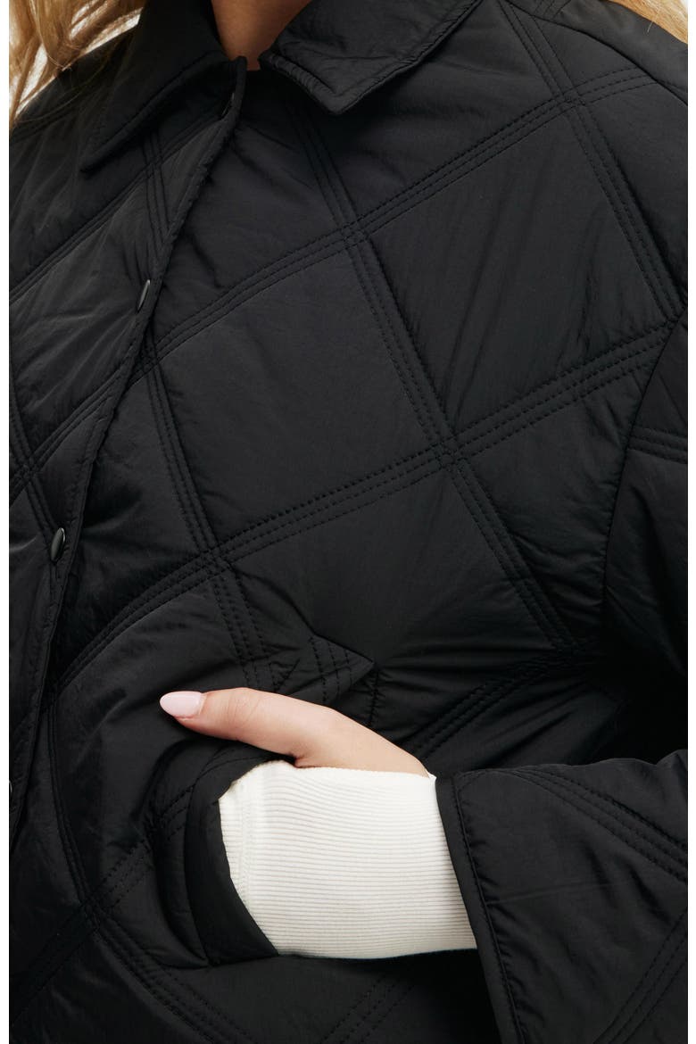 Women's Active The Mother Puffer Lightweight Quilted Jacket, Alternate, color, Black