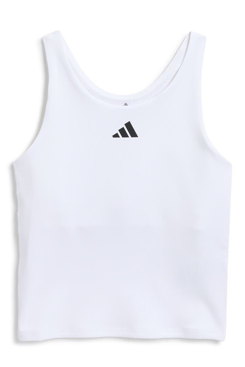 Kids' Recycled Polyester Training Tank, Main, color, WHITE