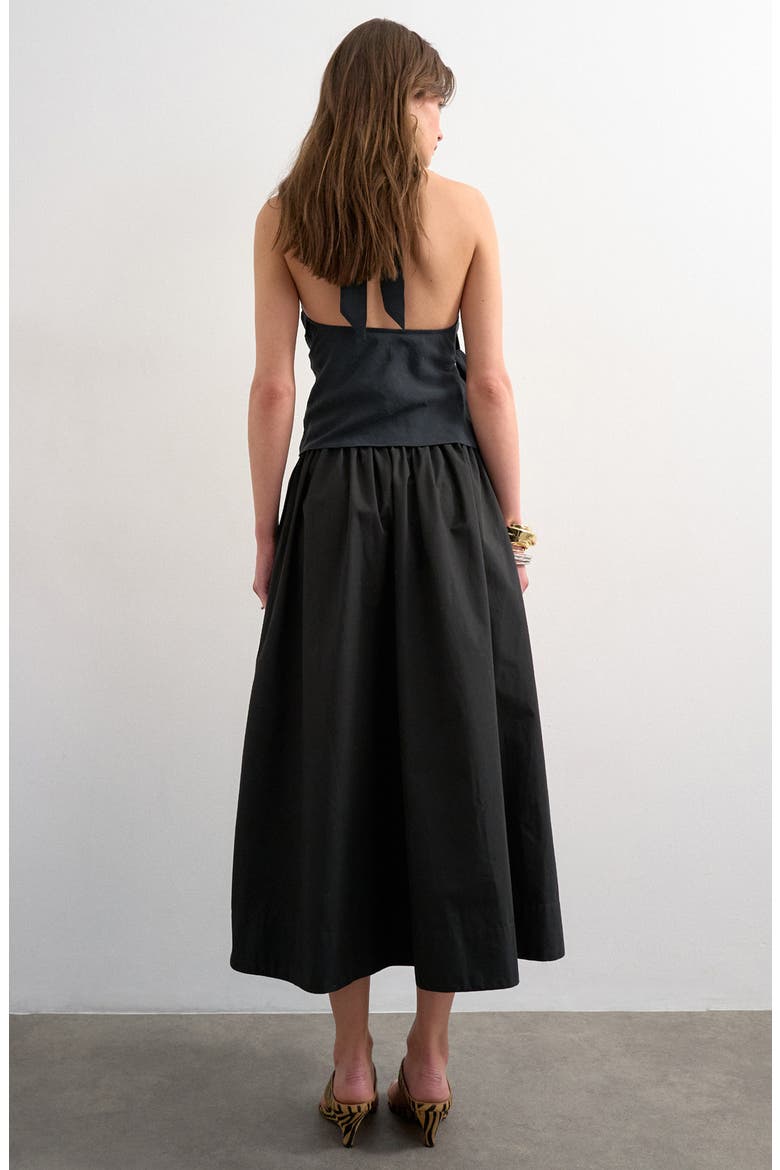 Saloon Maxi Skirt, Alternate, color, BLACK
