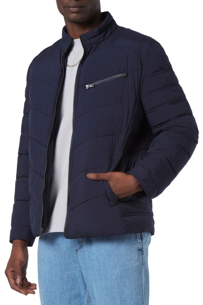 Winslow Quilted Jacket, Alternate, color, NAVY