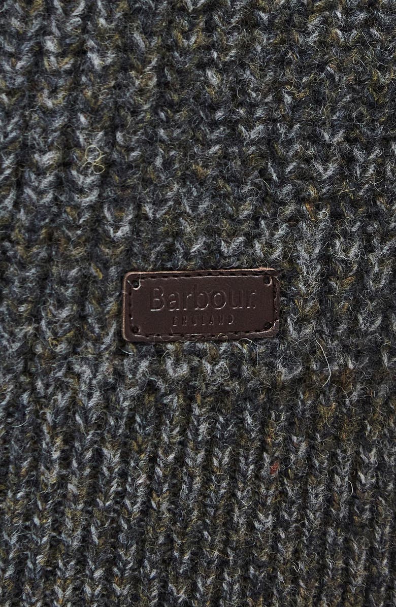 Barbour Horseford Wool Half-Zip Sweater, Alternate, color, Olive