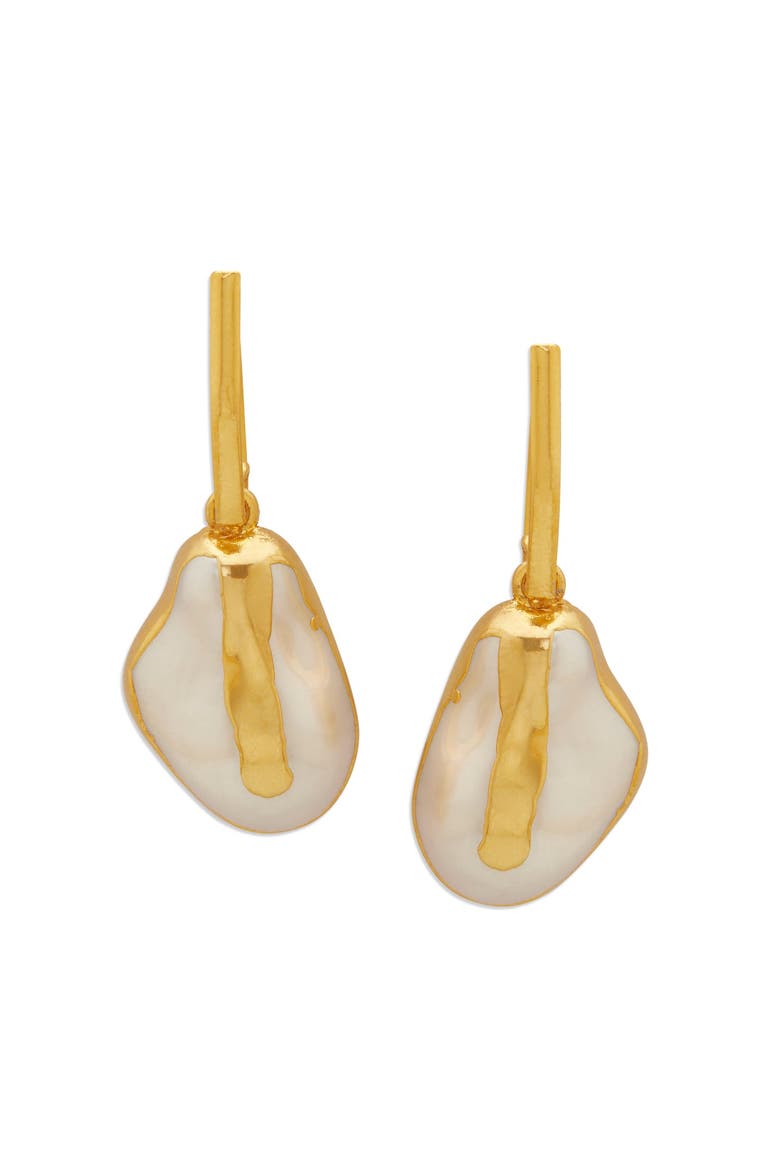 KORA DROP EARRINGS, Main, color, Gold Plated