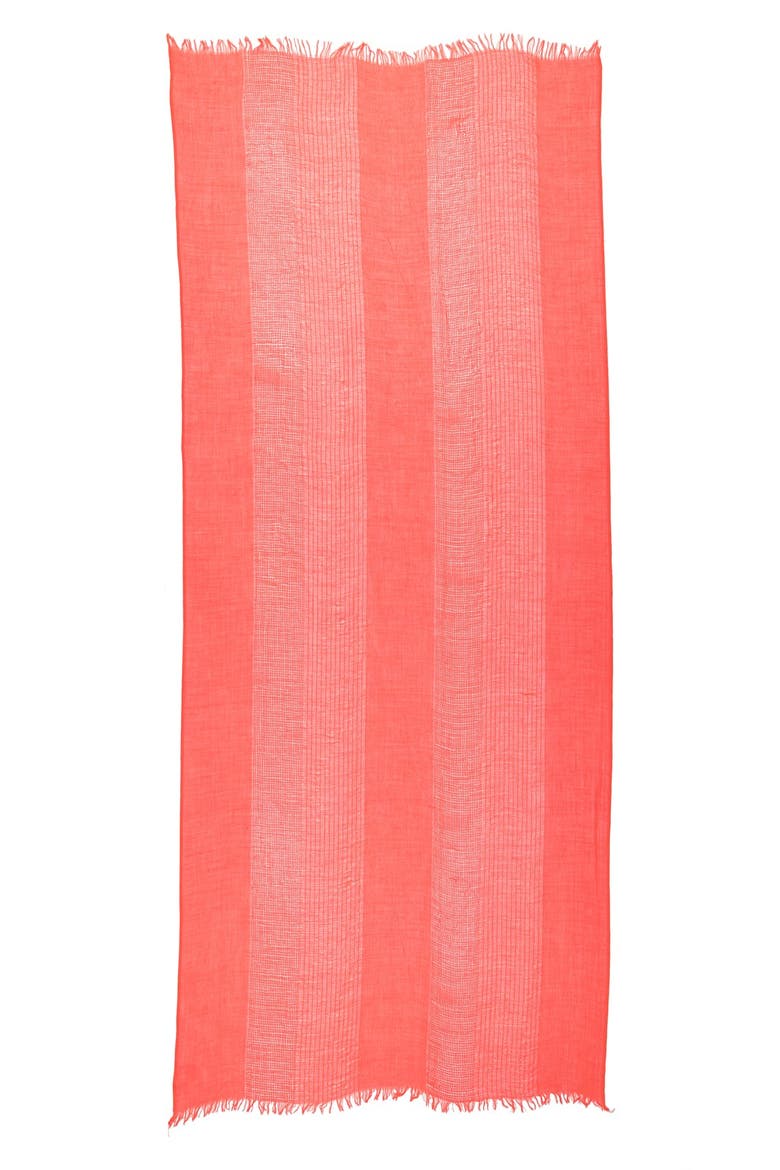 'Cool Breeze' Woven Scarf, Alternate, color, NEON JULIUS