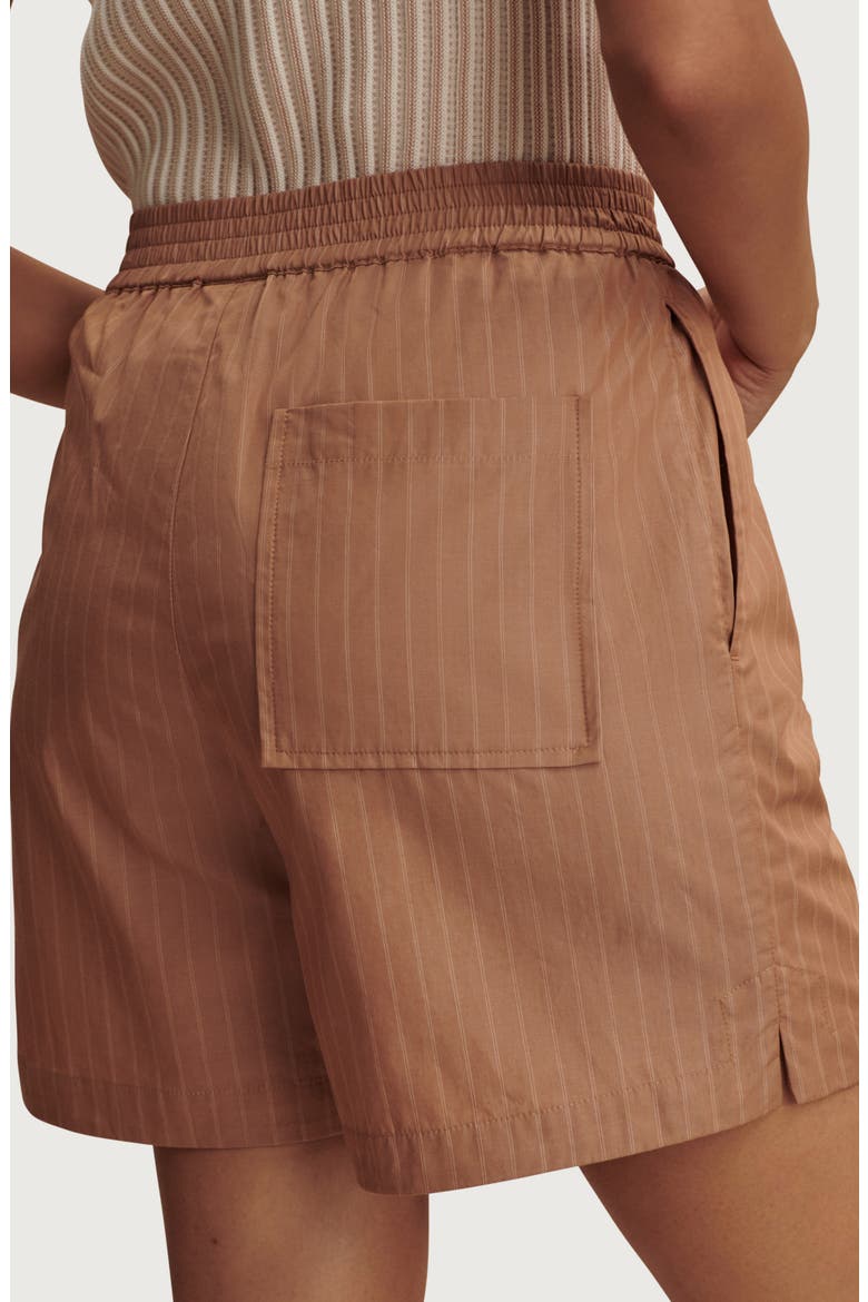 Marius Stripe Shorts, Alternate, color, CAMEL STRIPE