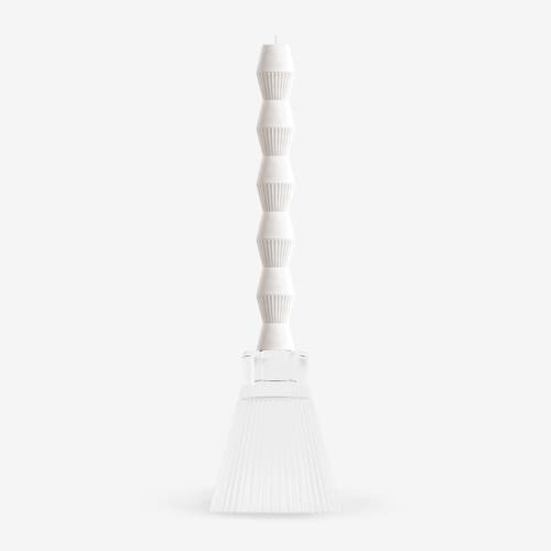 Ozaiz Zai Geometric Pillar Candle In Transparent
