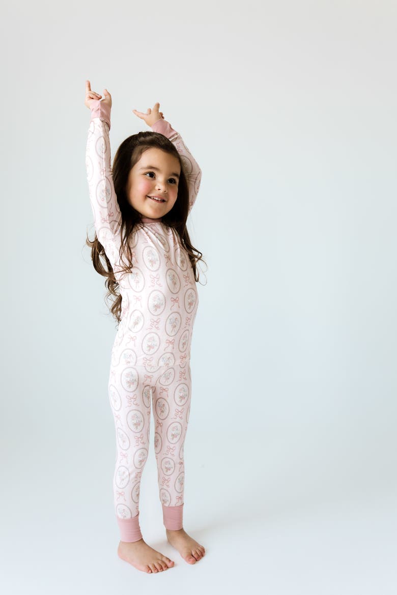 Blaire Two Piece Sleepwear Set, Main, color, Light Pink