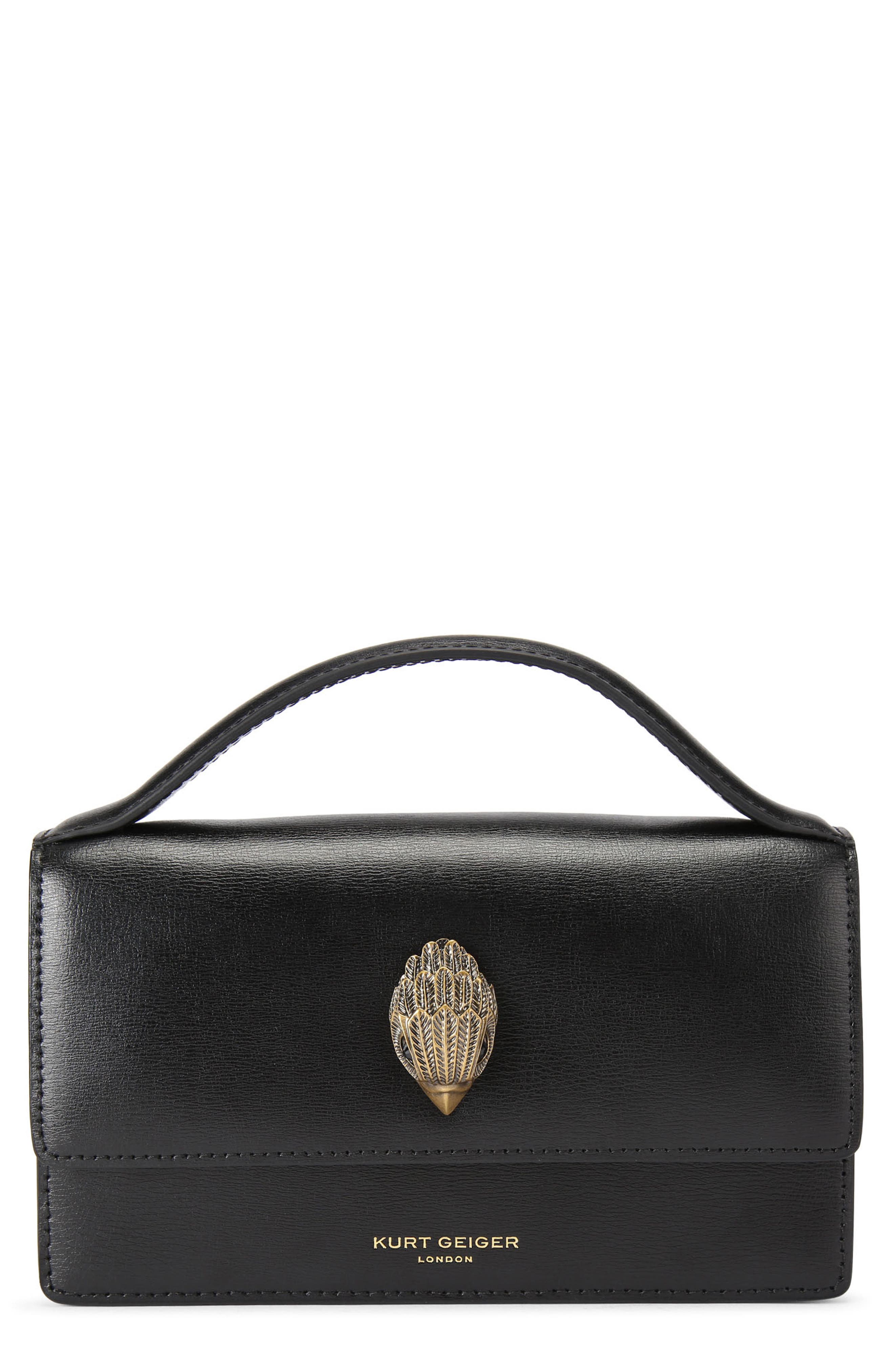 Kurt Geiger London Small Bond Leather Top Handle Bag