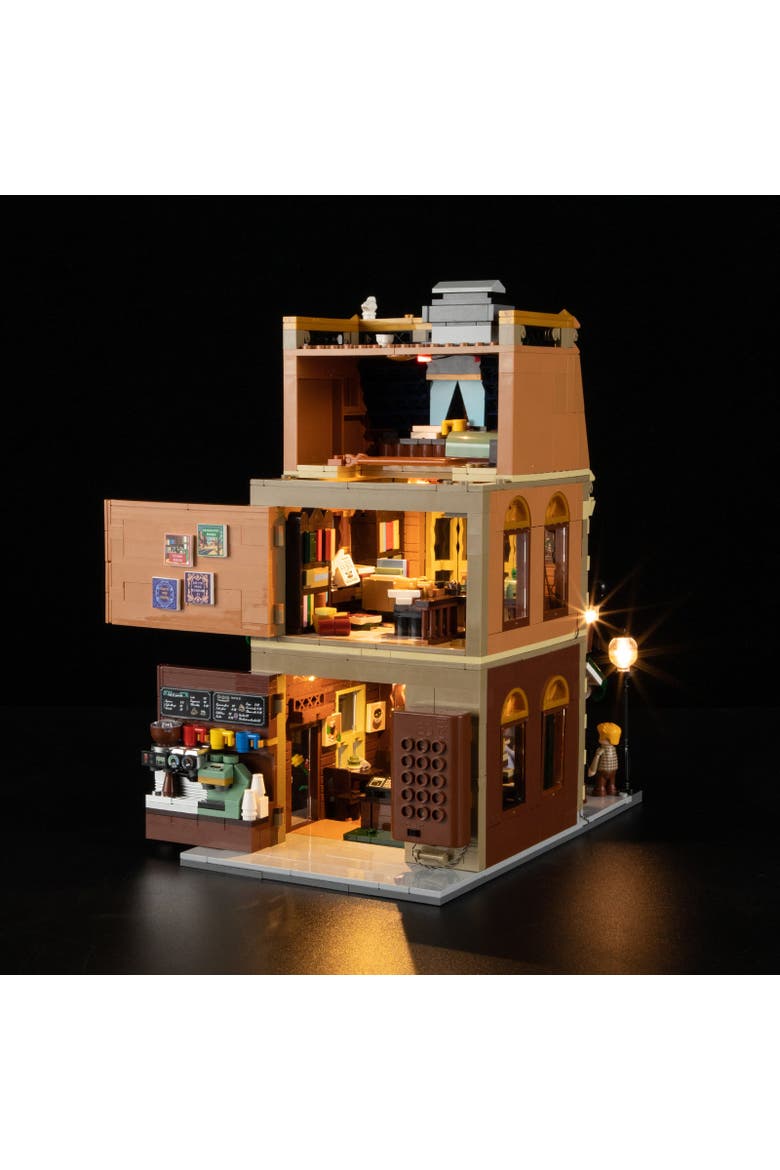 Architecture Book Cafe LED Building Set Model CT1718B, Alternate, color, Multicolor