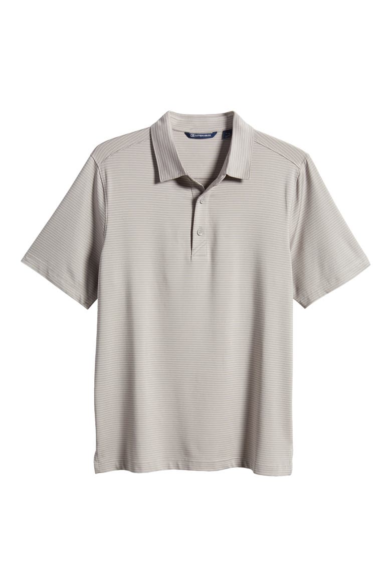 Forge DryTec Pencil Stripe Performance Polo, Alternate, color, POLISHED