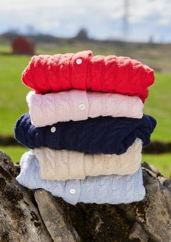 Kids' Classic Cashmere Blend Cardigan