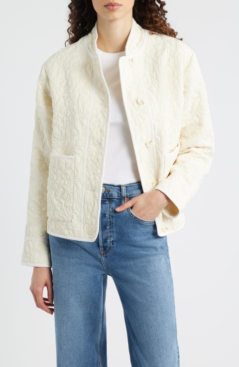Quilted Jacquard Jacket